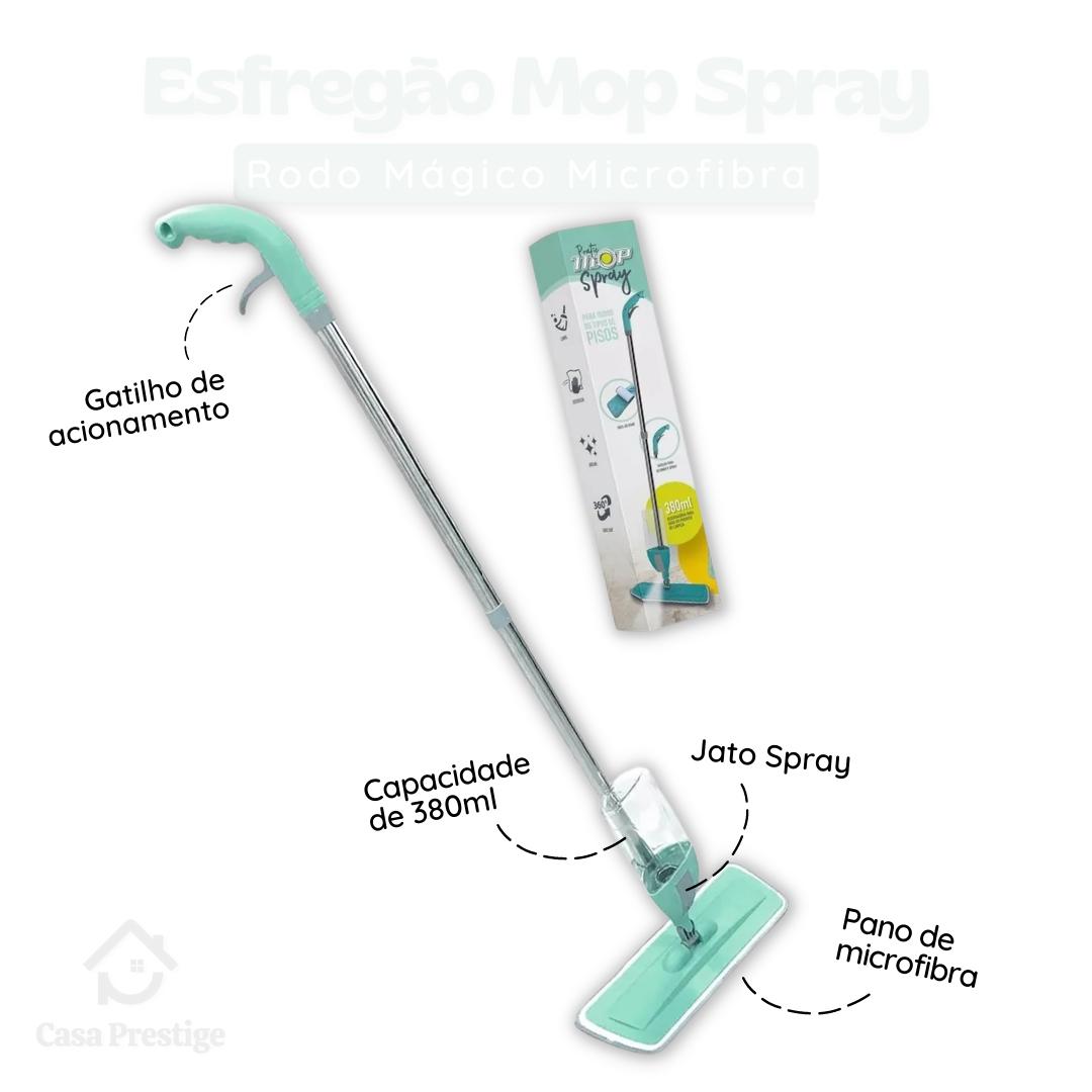 Esfregão Rodo Mágico Mop Spray Reservatório 380ml