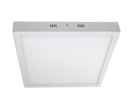 Luminária Led Sobrepor Quadrada 22x22cm 24W Bivolt 8000k